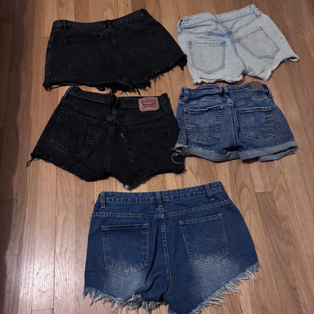 Jean shorts lot